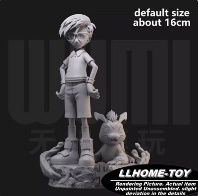 Anime Character Cute Boy Seal Monster Resin 3D Print GK Figure DIY Model
