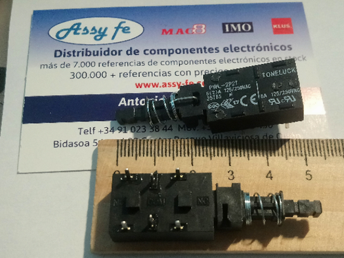 PWL-2P2T 6PINS Switch Button Power 6A 125 / 250Vac Interruptor Pulsador ...