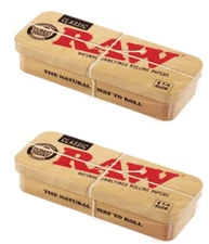 2x RAW CONE TIN 8 Count  Cones 1 1/4 Size Great Price  USA FREE SHPNG W/Tracking