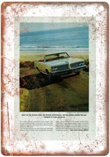 Vintage 1964 Pontiac Tempest Ad Auto Ad Reproduction Metal Sign A12263