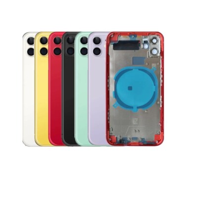 Für iPhone 11 - Ersatz Gehäuse Rahmen Back Chassis Cover - verschiedene Farben