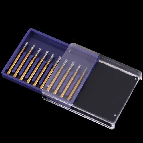 10 Pcs Dental Carbide Steel Trimming Finishing Burs Tungsten Bur FG Handpiece - Afbeelding 190 van 193