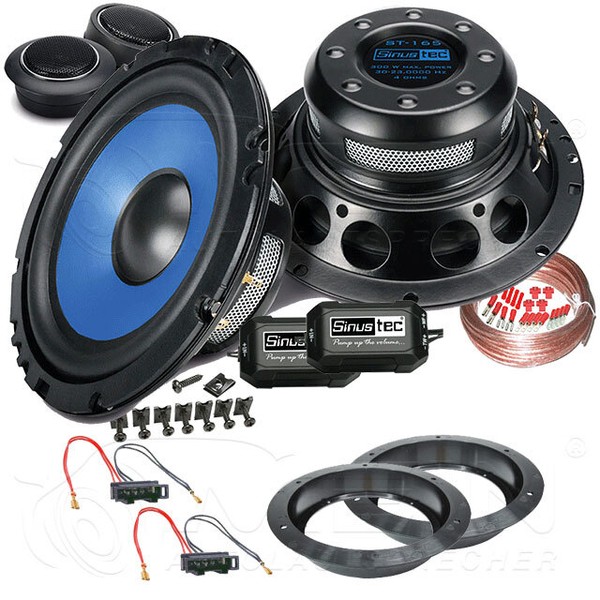 Sinustec Auto Lautsprecher FüR Vw Amarok Ab 2010 Front TüR 2-Wege 300W 165 #Bajb-image