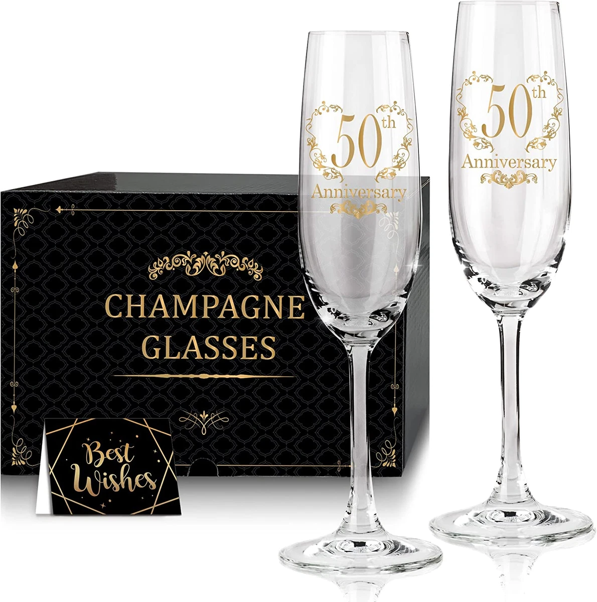 Wine Glasses Crystal Champagne Glasses Couple for Wedding Party