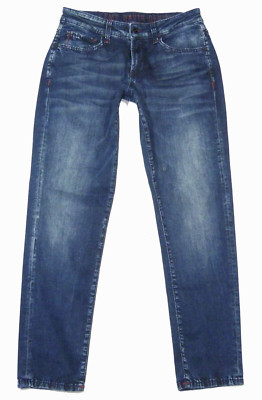 CAMP DAVID Jeanshose Denim Jeans gr. W30 L32 Dicke Nähte Blau Herren Hose Denim