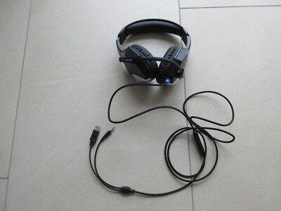 mpow Gaming headset A22 mit Kabel Bass-Audio blau