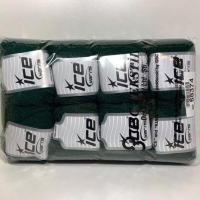 8 Balls Macaron Dark Green 50 g / 1.76 oz / 109 yds / 3 Weight (#68374)