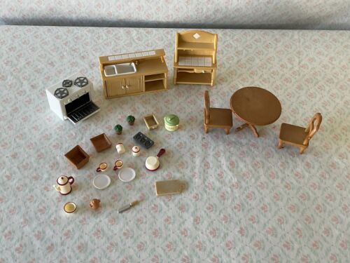 Calico Critters Deluxe Kitchen Set - Picture 1 of 2