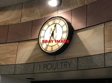 PHOTO  LONDON UNDERGROUND MAPPIN AND WEBB CLOCK INSIDE 1 POULTRY