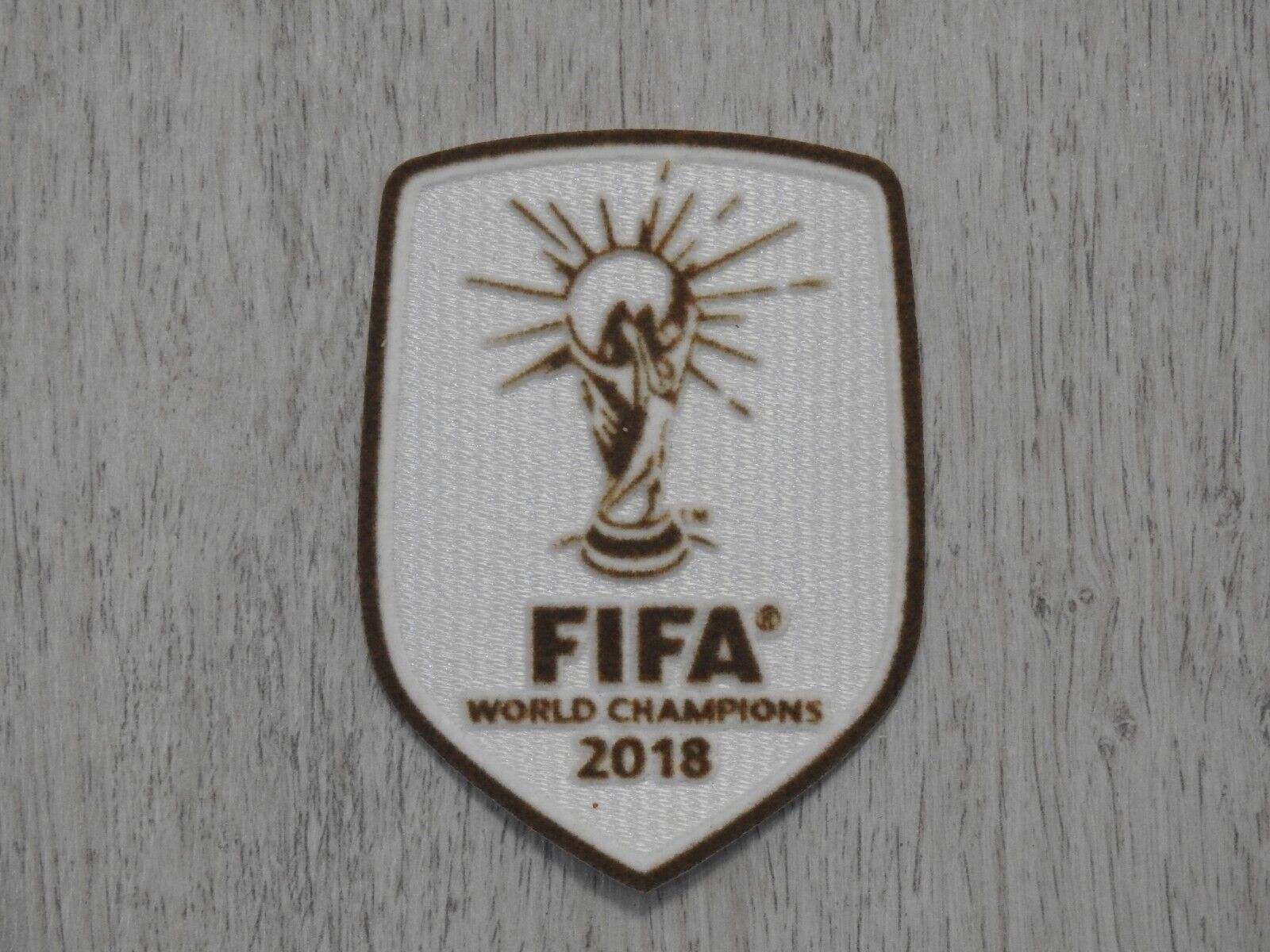 2018 World Cup Russia Final France vs Croatia Match Detail Iron On Patch  Set