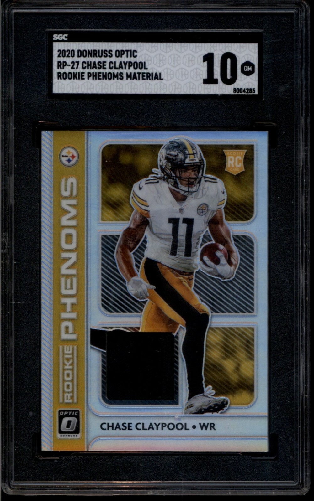 Chase Claypool Panini Donruss Optic Rookie Phenoms Memorabilia #27 Base