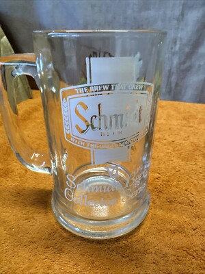 DWN #2 Vintage Schmidt Beer VI Collector Series Fish/Walleye Beer Mug #H692