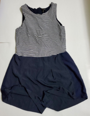 Masimmo Dutti Sleeveless Dress/Shorts Sz US2 Designed in Spain Made in Portugal