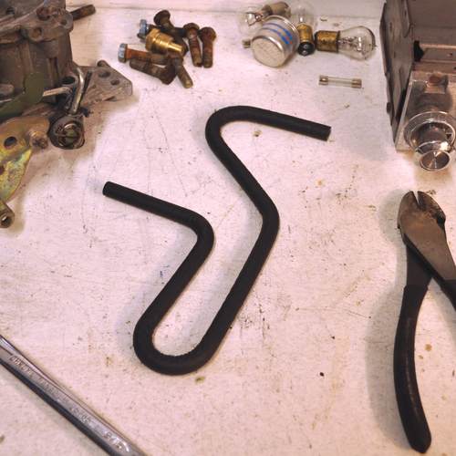 Sidewinder™ Universal 3/16" Molded Fuel Line J30R7 Rubber Hose Elbow 45