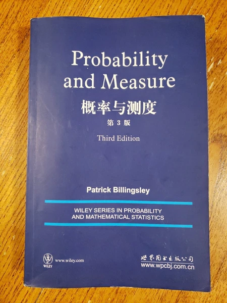 Probability and Measure 3rd Edition by Patrick Billingsley Textbook Wiley Book