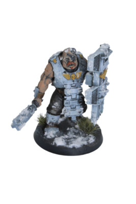 Warhammer 40K Bullgryn / Astra Militarum Winter Look (Top Bemalt) (AF233)