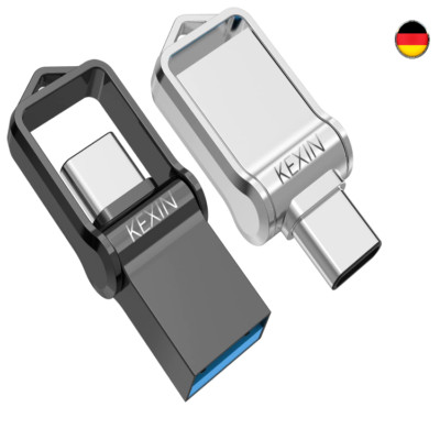 64GB USB C Stick 2er Pack   Dual USB 3.0 OTG Flashlaufwerk