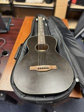 Acoustic Guitar Art & Lutherie Roadhouse Parlor Faded Black W Case