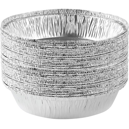 50 Pack Aluminum Round Foil Take-Out Pan Cake Pie Pastas Baking 7'' or 9'' - Picture 10 of 11