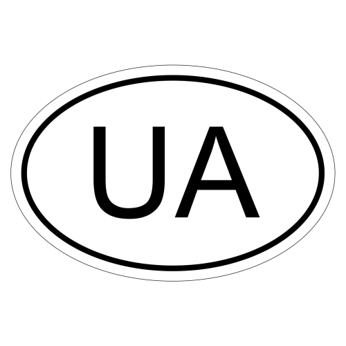 Ukraine UA csd0070 Autoaufkleber Sticker Aufkleber KFZ Flagge eBay