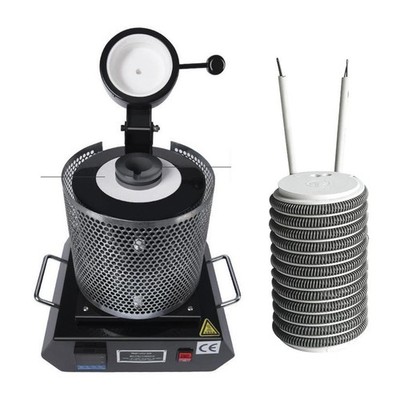 220V 3kg Ceramic Heating Chamber with Coil Electric Melting Furnace Kit