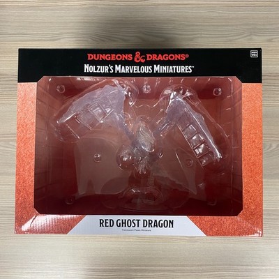 DUNGEONS AND DRAGONS D&D NOLZUR'S MARVELOUS MINIATURES RED GHOST DRAGON WOTC