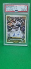 PSA 8 BRYAN DE LA CRUZ FLORIDA 2022 TOPPS GYPSY QUEEN AUTOGRAPHED CARD GQA-BCR