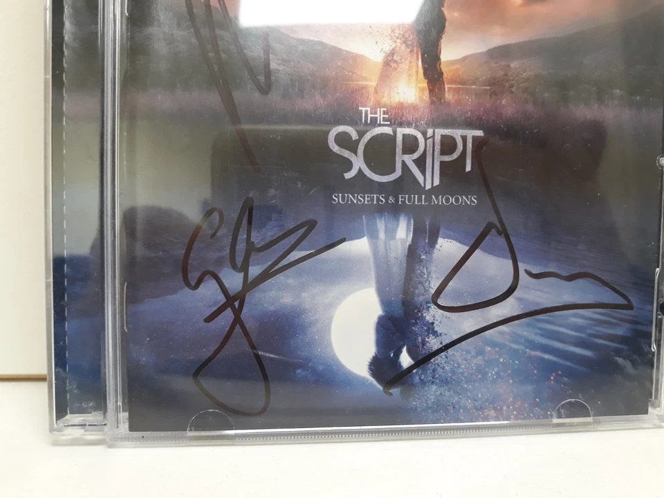 The Script CD Sunsets & Full Moons Signed by Band Case Broken - Image 2 of 4