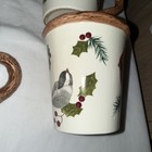 4 Sonoma Knollwood mugs/cups. Cardinal, chickadee — photo 4