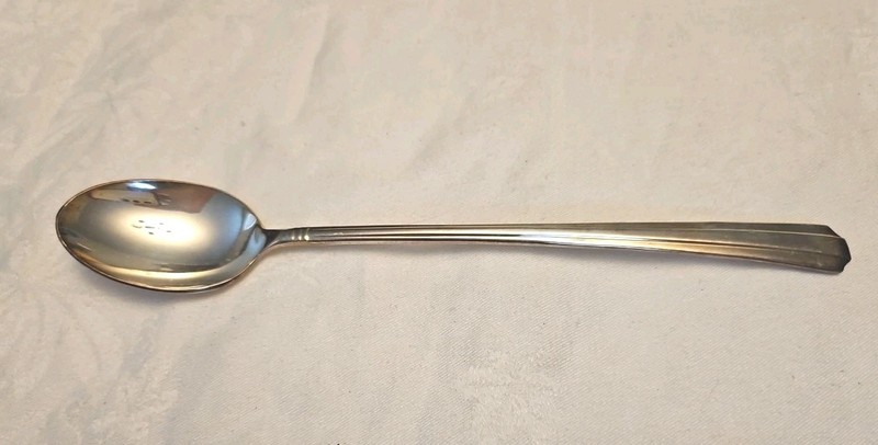 Vintage Illinois Central Railroad Dining Car Silver Iced Tea Spoon 