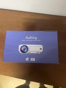 AuKing Projector, Brand New in Box, Full HD 1080P Home Theater Video