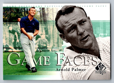 2005 UPPER DECK SPA GOLF CARD GAME FACES #32 ARNOLD PALMER