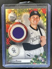 2025 Topps Holiday Drew Romo Player Jersey Rookie RC #PR-DR Rockies