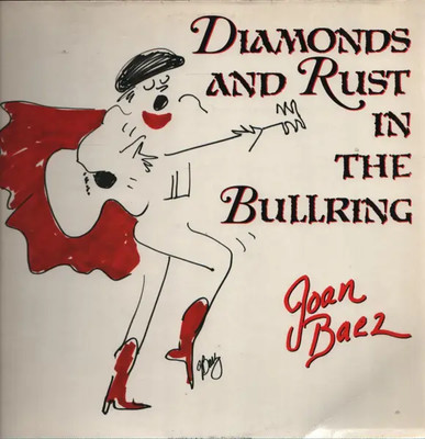 Joan Baez Diamonds And Rust In The Bullring Gold Castle Vinyl LP 33 RPM