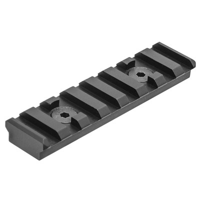 8-Slot Picatinny Rail Section, Black