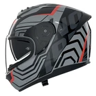 Nolan N60-6 Classic Urban Eclettico Black Metal Grey Red