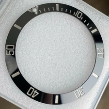 BLACK Ceramic Bezel Insert Fits 40mm Rolex Submariner 116610LN 114060LN