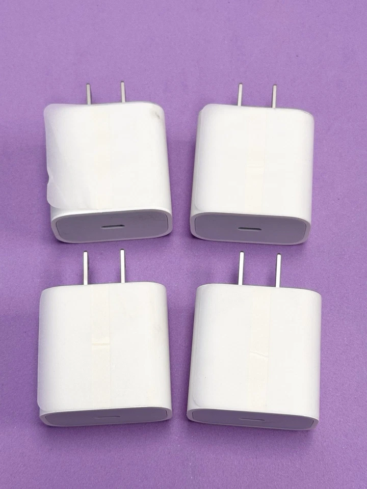 4PCS Original Apple Official 20W USB-C Wall Charger Power Adapters Brick - A2305 - Image 2 of 4