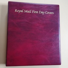 ROYAL MAIL FIRST DAY COVER ALBUMS INC. 12 INSERTS ENOUGH TO HOLD 48 COVERS