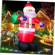 8 FT Christmas Inflatable Santa Claus Outdoor Decorations, Blow Up 8FT Santa