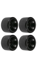 4pcs 70mm  Skateboard Wheel Soft Cruiser Street Skateboard Wheel Black