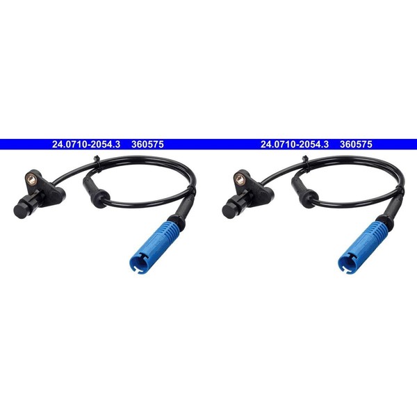 2X ATE ABS-SENSOR Raddrehzahl ABS-FÜHLER Vorne Passend FüR BMW 5-image