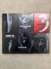 Scream Steelbook Collection LOT of 6 Movies With Custom Outer Boxes And Sleeves