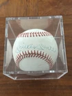MICKEY MANTLE SIGNED BASEBALL HALL OF FAME YANKEES! JSA certified LOA