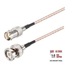 RG316 BNC Male to Female 50 Coaxial Cable 50cm 2 Pack - 50cm 50 50cm/19.6"