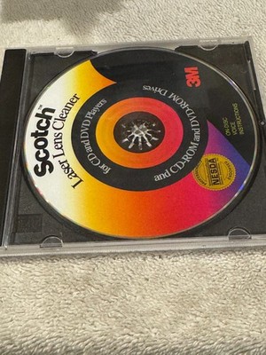 Scotch CD and DVD Laser Lens Cleaner/Cleaning Disc - GOOD CONDITION!!