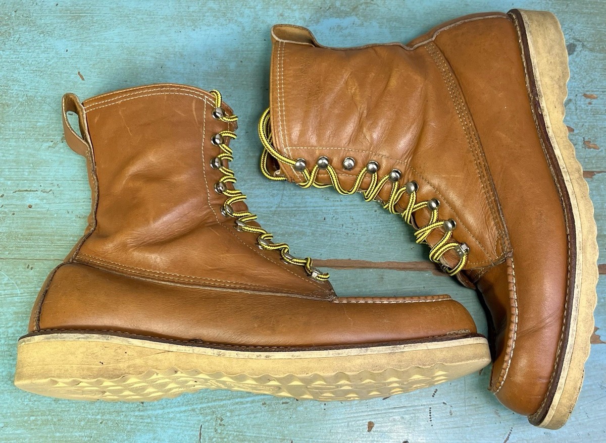 Weinbrenner Boy Scout Hike N Camp Moc Toe Speed Hook Boots  display picture 3