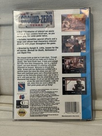 Ground Zero Texas (1993) Sega CD in Original Case *DISC 2 ONLY*