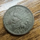 1897 Indian Head Cent Penny  Nice Details “Actual Coin Pictured" XF