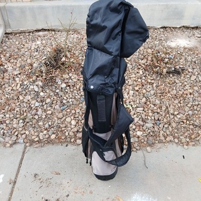 Ergonomix 6-Way Stand Golf Bag Double Shoulder Strap w/ Rain Cover